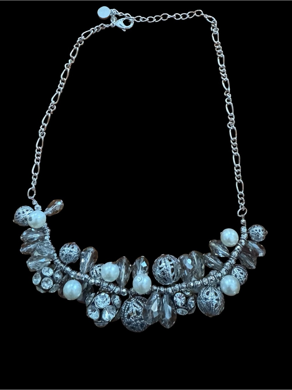 Simply Vera Vera Wang cluster statement necklace